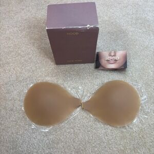 NOOD Silicone Adhesive Bra Reusable Nipple Covers Nude Size B